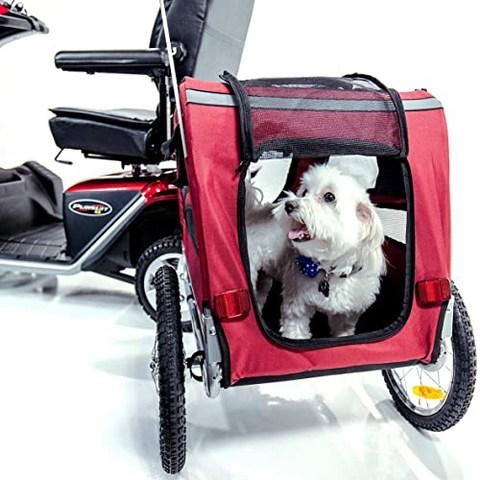 Mobility Scooter and Travel J2840 Portable Pet Carrier Trailer for Portable Probable Challenger Mobility