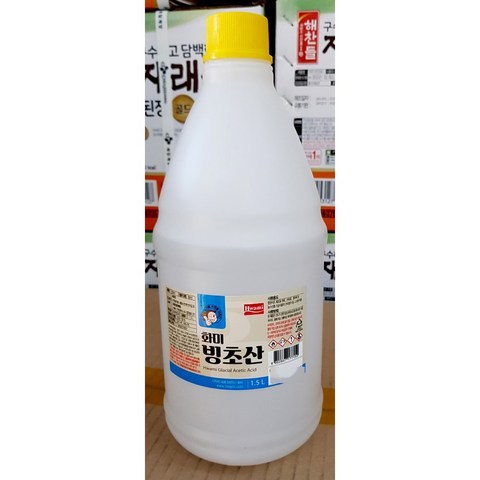 [배송비무료] 빙초산(화미 1.5L)X12/업소, 1