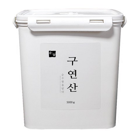 순담 구연산 5kg 섬유유연제 세정제 세제 바스켓, 1