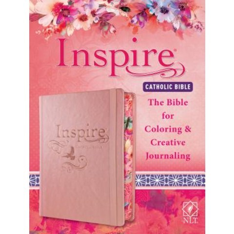 Inspire Catholic Bible NLT: The Bible for Coloring & Creative Journaling Hardcover, Tyndale House Publishers