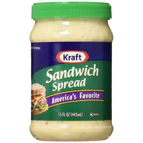 Kraft 샌드위치 스프레드 아메리카스 페이보릿, 1개, 443ml