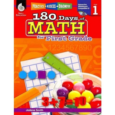 180 Days of Math for First Grade (With CDROM), Shell Education Pub