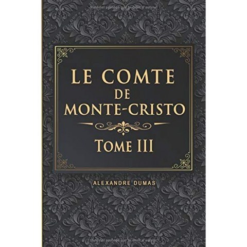 몬테 크리스토 백작-책 III-Alexandre Dumas : 일러스트 에디션 | 354 페이지 형식 15.24cm x 22.86cm, 단일옵션