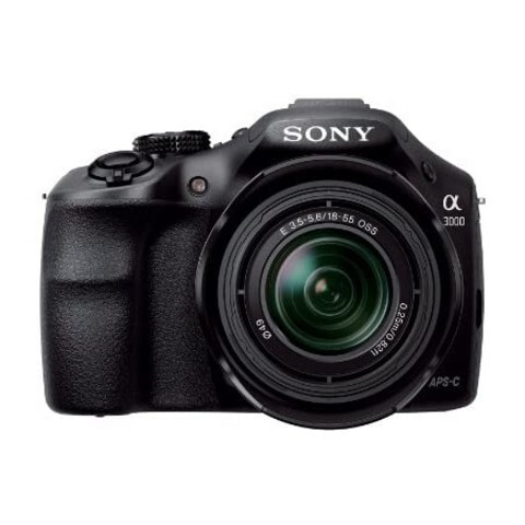 Sony Alpha a3000 ILCE-3000K 20.1 MP 미러리스 디지털 카메라-블랙-18-55mm OSS 렌즈, 한 색상_w 18-55mm, 상세 설명 참조0, 상세 설명 참조0