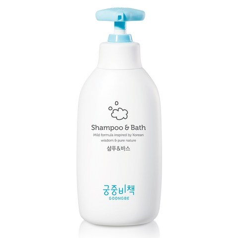 궁중비책 샴푸 앤 바스 350ml 유아샴푸 바디워시 단품 세트 사계절 브랜드, 유아용 샴푸앤바스350ml