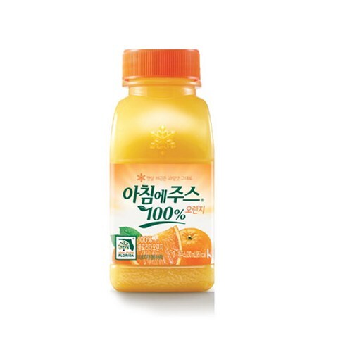 서울우유 아침에주스 오렌지 210ml(아이스박스포장), 20개