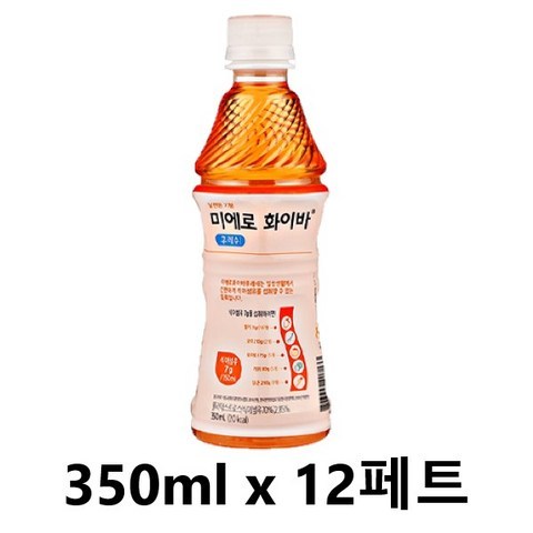 현대약품 미에로 화이바 350ml x 12페트, 12개