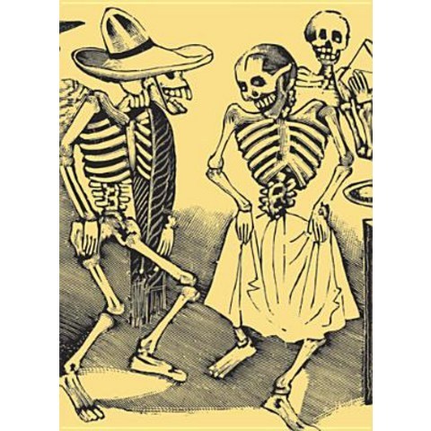 (영문도서) Day of the Dead Notebook Paperback, Dover Publications