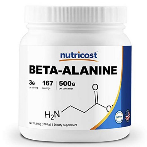 뉴트리코스트 베타 알라닌 파우더 1서빙 3g 167회분 500g 1개 1서빙 3g 167회분 Beta-Alanine Powder [500 GMS]