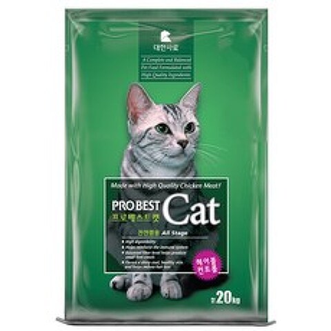 프로베스트 캣 전연령 고양이 사료, 20kg, 1개