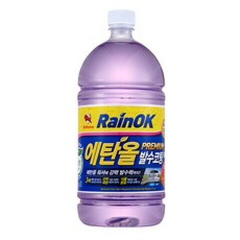 불스원 레인OK 에탄올 프리미엄 발수코팅 워셔액, 1개, 1.8L