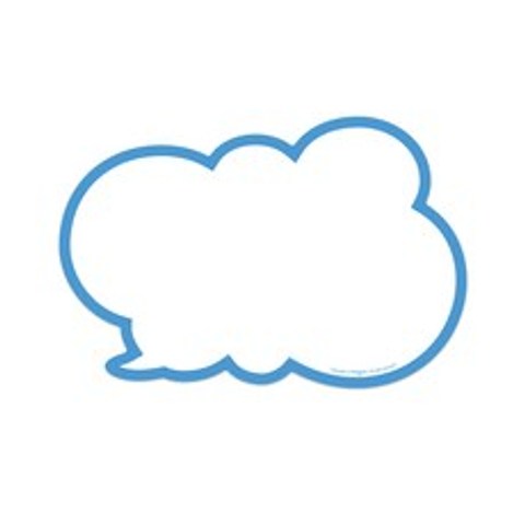 마그피아 고무자석 메모보드 200x300x0.6T + 마카펜, 구름, 1세트