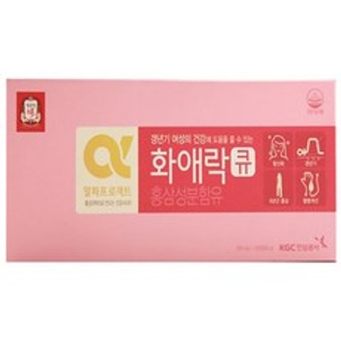 정관장 화애락큐 + 쇼핑백, 120캡슐, 1박스