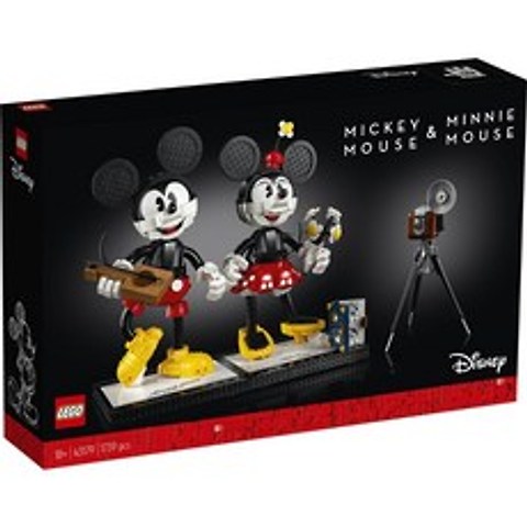 레고 디즈니 43179 미키 마우스와 미니 마우스, 혼합색상