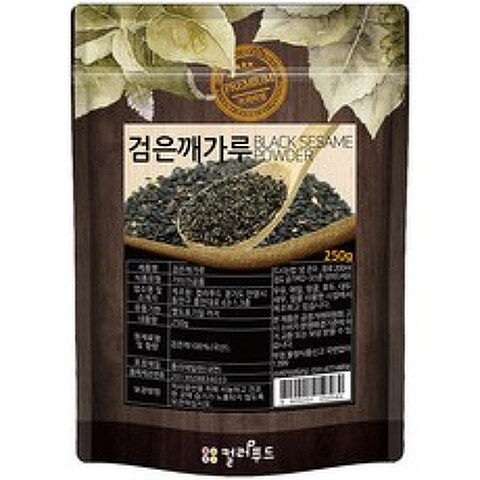 컬러푸드 국산 볶음 검은깨가루, 250g, 1개