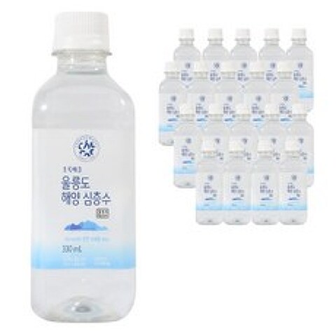 초록마을 울릉도 해양 심층수, 330ml, 20개