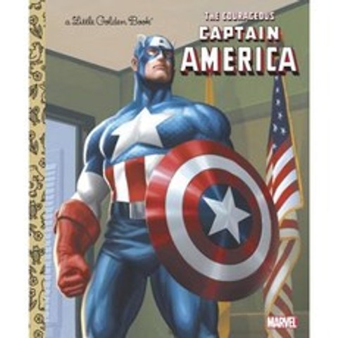 The Courageous Captain America Hardcover, Golden Books