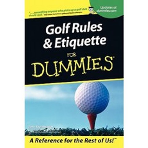 Golf Rules and Etiquette for Dummies Paperback