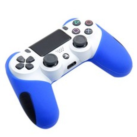 모모켓 PS4용 듀얼쇼크 하프 커버 블루, 1개