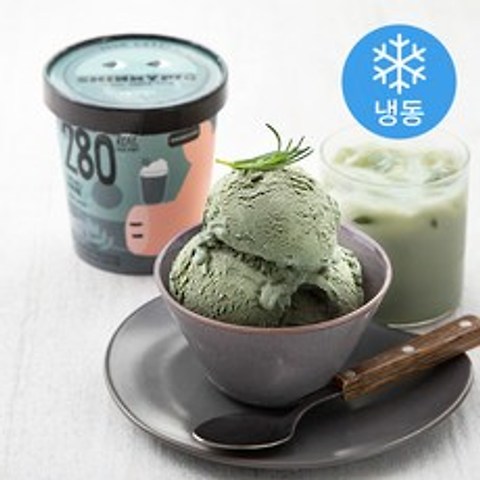 스키니피그 아이스크림 쑥라떼 (냉동), 474ml, 1개