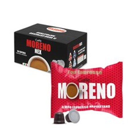 카페모레노 네스프레소 호환캡슐 커피 탑에스프레소 개별포장, 5g, 50개