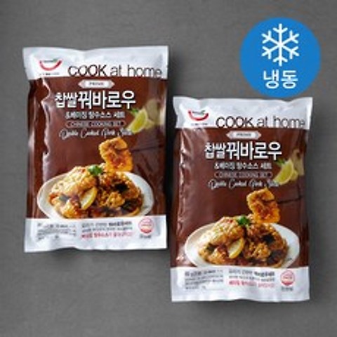 세미원 찹쌀꿔바로우 앤 베이징 탕수 소스 세트 (냉동), 450g, 2세트