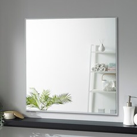 미소아이 욕실거울 600 × 600 mm, 투명