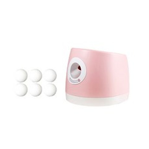 내새끼코리아 도기볼 강아지 공놀이 장난감 195 x 225 x 175 mm, 핑크색(본체) + 흰색(전용공), 1개