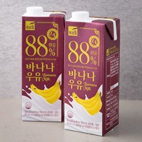 푸르밀 88 바나나 우유, 730ml, 2개