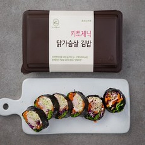 조르니키친 키토제닉닭가슴살 김밥 (냉장), 500g, 1개