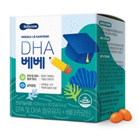 베베쿡 DHA 베베 아동 건강기능식품, 60정, 1개