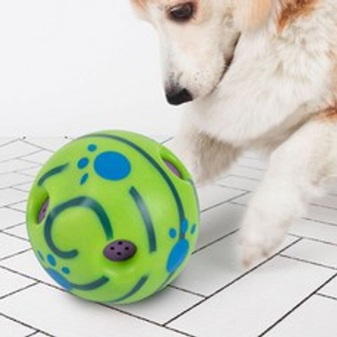 딩동펫 강아지 장난감 와글볼 14 x 14 cm, 혼합 색상, 1개