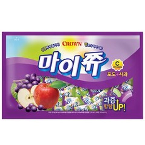 마이쮸 츄잉캔디 포도 사과, 720g, 1개
