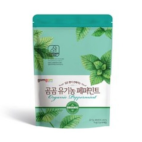 곰곰 유기농 페퍼민트 삼각티백, 1.5g, 50개