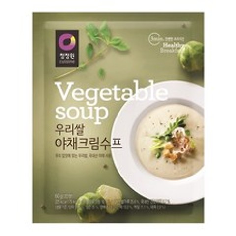 청정원 우리쌀 야채 수프, 60g, 1개