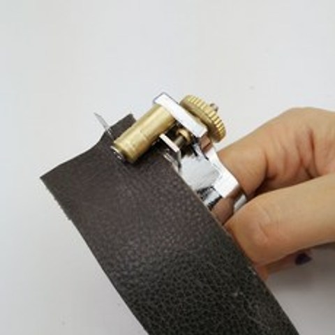 핑거 링 가죽으로 스트립 및 스트랩 커터 DIY 핸드 커팅 도구 블레이드 가죽 공예 도구 스트랩 커터로 조절 가능
