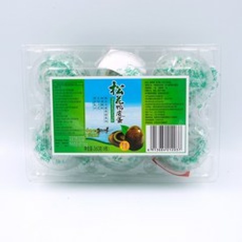 터보마켓 중국식품 송화단(삭힌 오리알) 피단 360g (6개입)