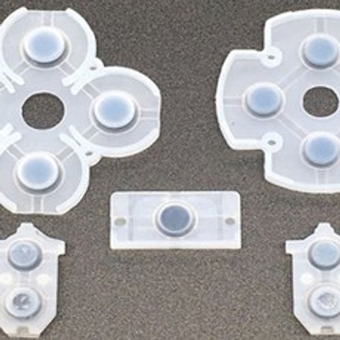 PS4 프로 슬림 듀얼쇼크4 패드수리부품 L2R2 R1L1 컨덕터등, 1개, PS4패드부품-신형 컨덕터셋트