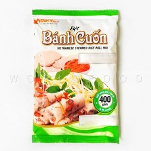 월드푸드 베트남 반꾸온 쌀가루 스팀드 라이스롤 믹스 파우더 BOT BANH CUON, 1개, 400g