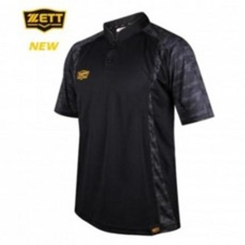HFE303444제트 ZETT BOTK-840 하계 티셔츠 검정 야구유니폼