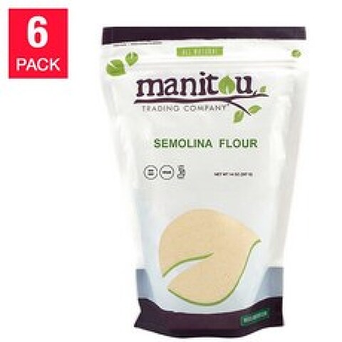 Manitou 마니토우 Semolina Flour 세몰리나 가루 453g 6팩
