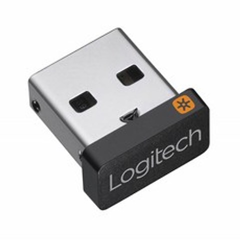 로지텍 무선 유니파잉 리시버 USB 동글 Unifying Reciever 신품, 블랙