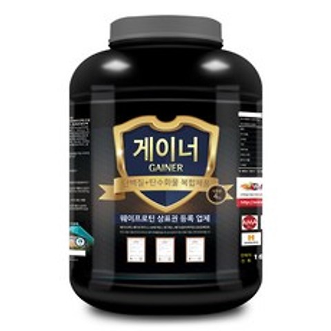 웨이테크 게이너 단백질 보충제 복합형 벌크업 헬스보충제/사은품 증정, 4kg, 1개