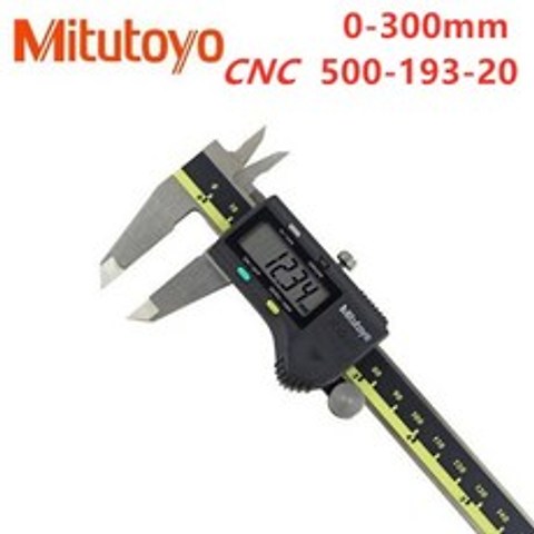 Mitutoyo CNC 캘리퍼스 디지털 버니어 캘리퍼스 6 인치 150200300mm 500-196-20 캘리퍼스 LCD 전자 측정 측 스틸, 500-193-20 300mm