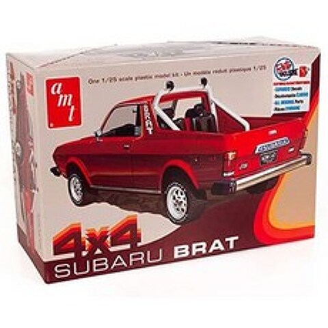 AMT 1978 Subaru Brat Pickup 1:25 Scale Model Kit, One Color_One Size, One Color_One Size, 상세 설명 참조0