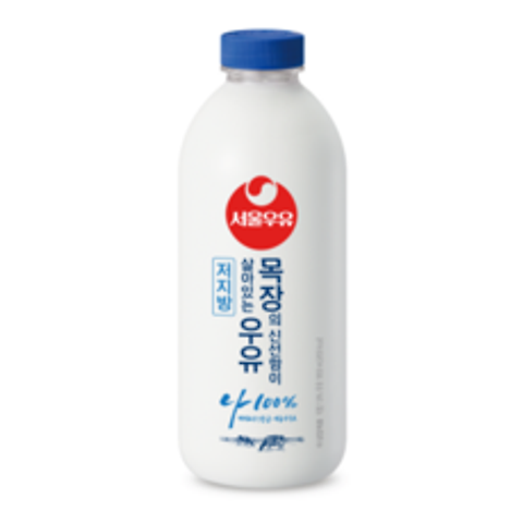 목장의 신선함이 살아있는 우유 저지방 1000ml, 1개