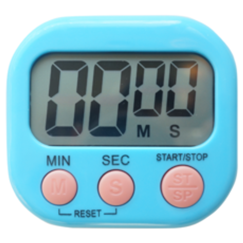 비다펀 주방 공부 수능 디지털 타이머 시계, AT03-블루