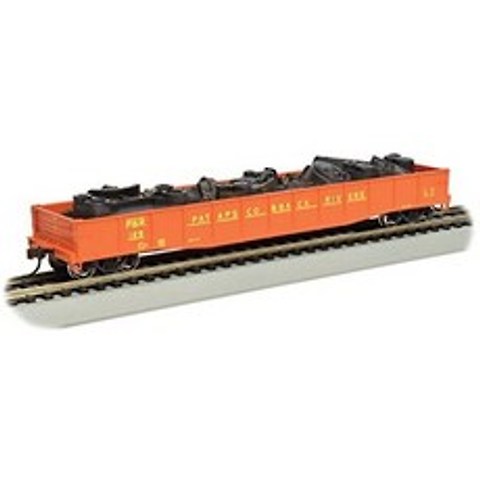 Bachmann 스크랩로드가 포함 된 50-6 드롭 엔드 곤돌라 차량 훈련-PATAPSCO amp; BACK RIVERS-HO Scale, One Color_One Size, One Color_One Size, 상세 설명 참조0