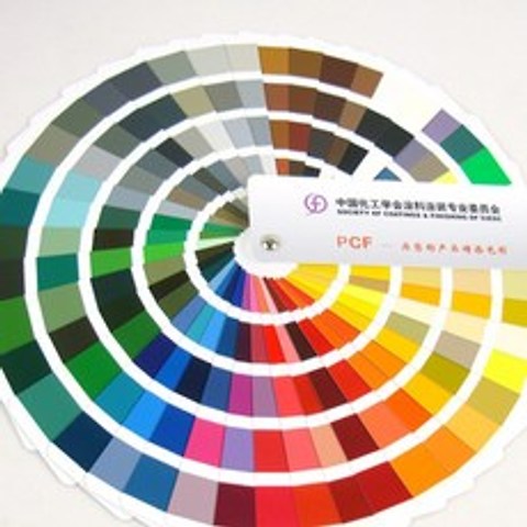 페인트색상표 색상환 보색대비 컬러 카드 피그먼트 색깔표 칼라 비교 수업용 PCF, 단일상품개