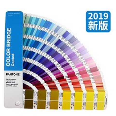 컬러가이드 2019뉴버전 팬톤 PANTONE충진재 지침 색카드 색채 다리 GG6103A전색 C카드, 기본